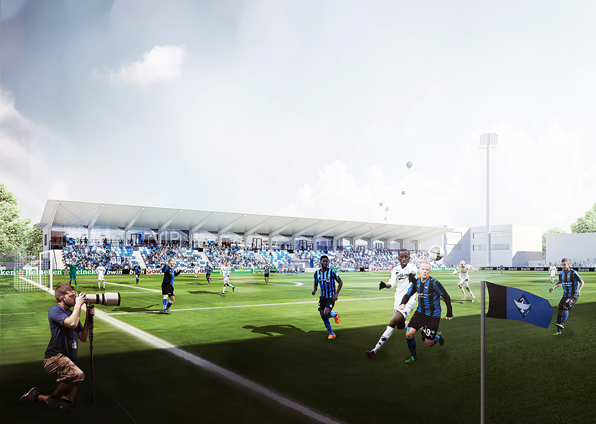 Nyt Fodboldstadion Til K ge Kommune
