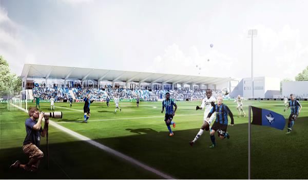 Nyt fodboldstadion til Køge Kommune