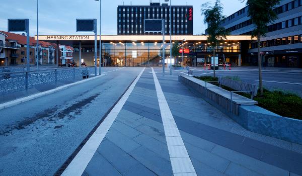 Stoppested Herning Ny busterminal og terminalbygning Herning