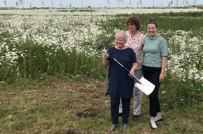Fra venstre: Rektor Ulla Skaarup, bestyrelsesformand for Zealand, Susanne Lundvald og Køges borgmester, Marie Stærke.